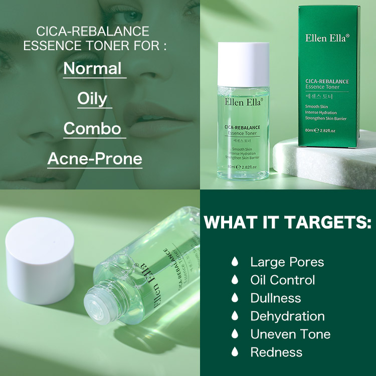 Ellen Ella Patented Cica Rebalance Essence Toner Ml Ml Serum