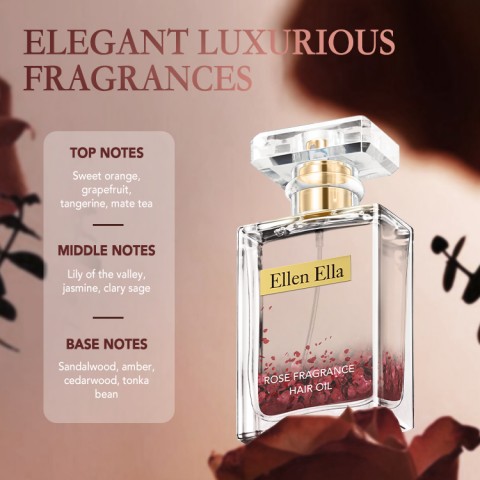 ELLEN ELLA Rose Fragrnce Oil Hair Mist