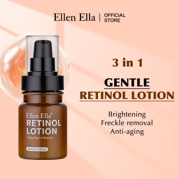 ELLEN ELLA Triple Retinol Anti Aging and Reduce Freckles Lotion 80ml