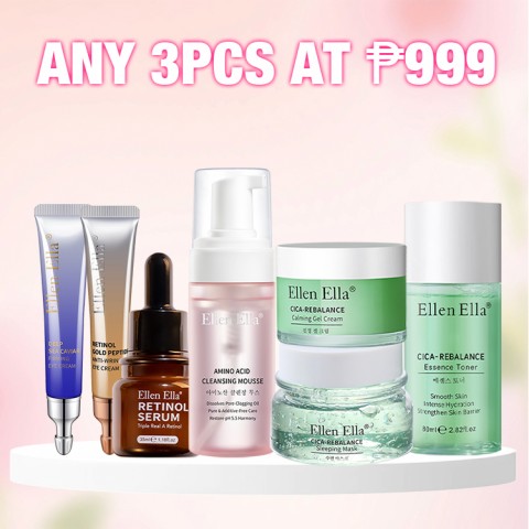 Ellen Ella Promo-Only 999 pesos for any three products  