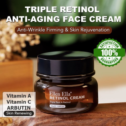 ELLEN ELLA Anti-aging Triple Retinol Face Cream and Serum-Recommend By lexydcrz