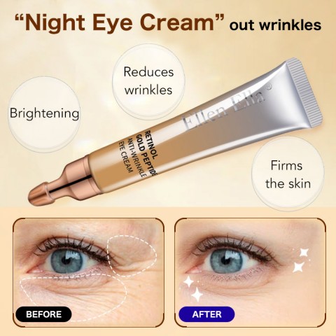 ELLEN ELLA Eye Cream for Removing Eye Bags and Dark Circles, Anti-wrinkle, Firming