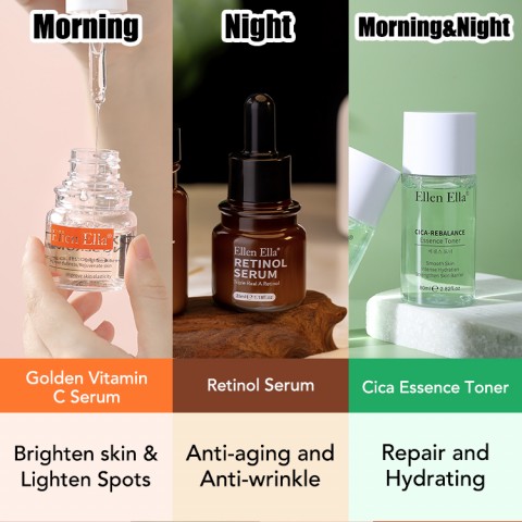 Ellen Ella Morning and Night Serum and Toner