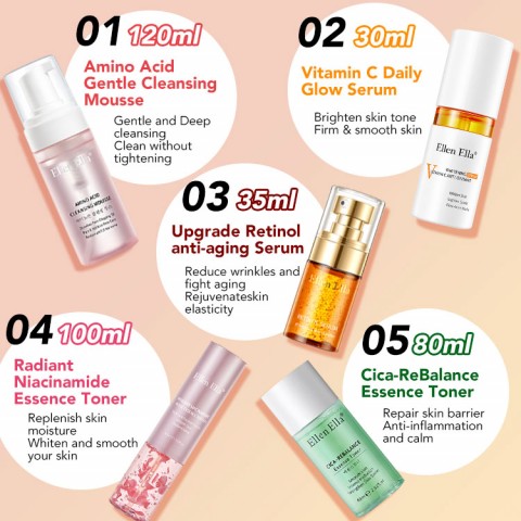 ELLEN ELLA Deep Skin Care Collection