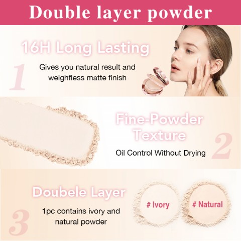 Ellen Ella Flawless Skin Duo-Foundation And Face Powder