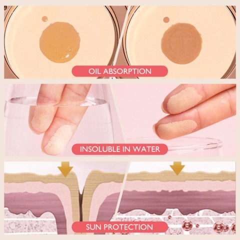 Ellen Ella 3 in 1 Double layer powder