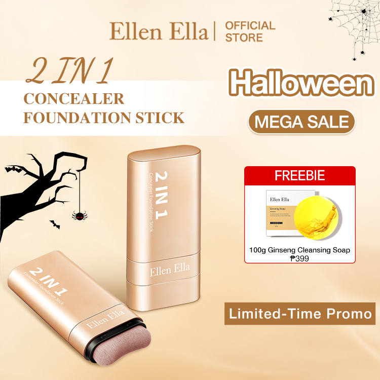 Free gift while  supplies last-Ellen Ella Concealer Foundation Stick-High coverage-16 hours waterproof and sweatproof-Hot sale in Korea