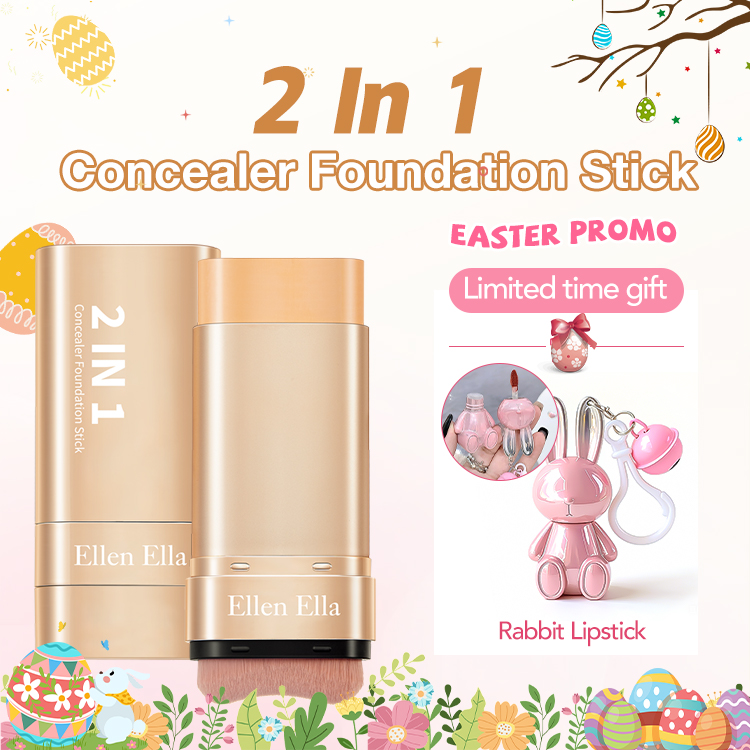 Free gift while  supplies last-Ellen Ella Concealer Foundation Stick-High coverage-16 hours waterproof and sweatproof-Hot sale in Korea
