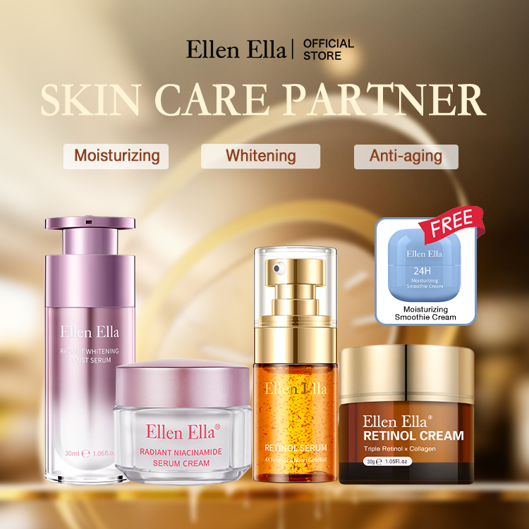 Ellen Ella Best Care Kit.Whitening Partner+Anti-aging Partner.Restore youthful and radiant skin