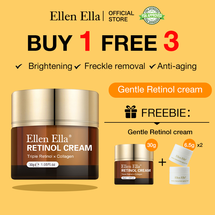 Buy 1 get 3 free - Upgrade Ellen Ella Retinol Face Cream - Effect ...