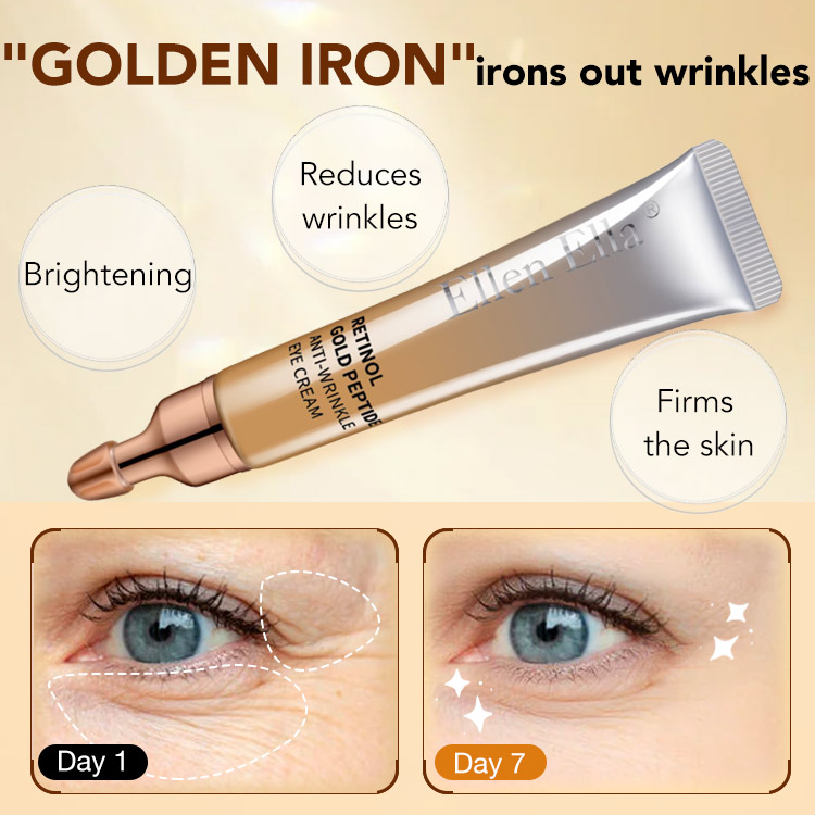ELLEN ELLA Golden Iron & Silver Iron Combo All Purpose Eye Cream combo - Remove dark circles, eye bags, wrinkles in 7 Days