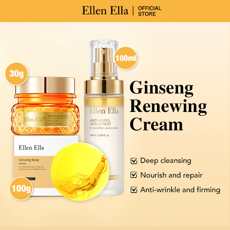 Ellen Ella Ginseng Essence Toner And Cream