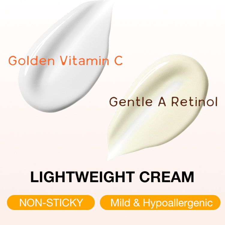 ELLEN ELLA Morning C And Night A Cream Combo- Vit C whitening cream for the morning and Retinol A anti-aging cream for the night