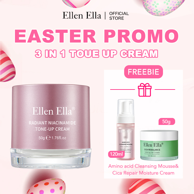 ELLEN ELLA 3-in-1 Tone Up Cream-whitening, sunscreen, and BB cream-Recommended by Korean beauty salons, Glass skin Tone-up  Cream-SPF25+ PA++