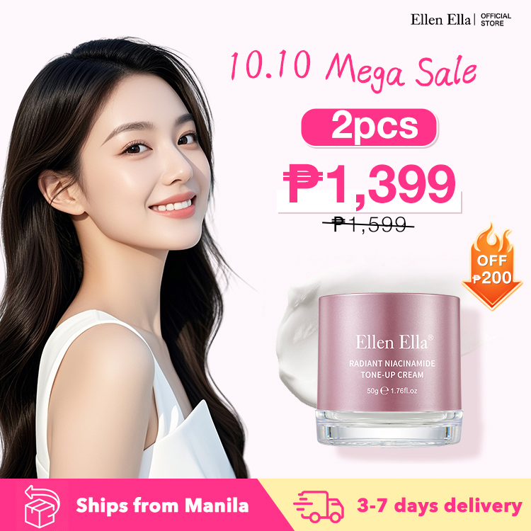 100% Legit-ELLEN ELLA 3-in-1 Tone Up Cream-whitening, sunscreen, and BB cream-Recommended by Korean beauty salons-SPF25+  Safe for sensitive skin