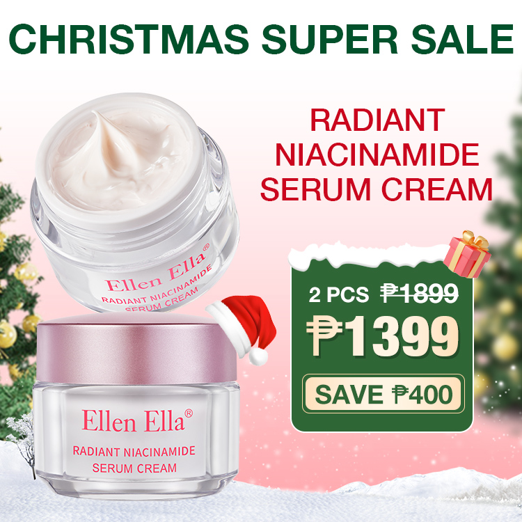 Ellen Ella Radiant Niacinamide Serum Cream-Contains 75% rose essence, the whitening effect is 8 times that of ordinary creams 