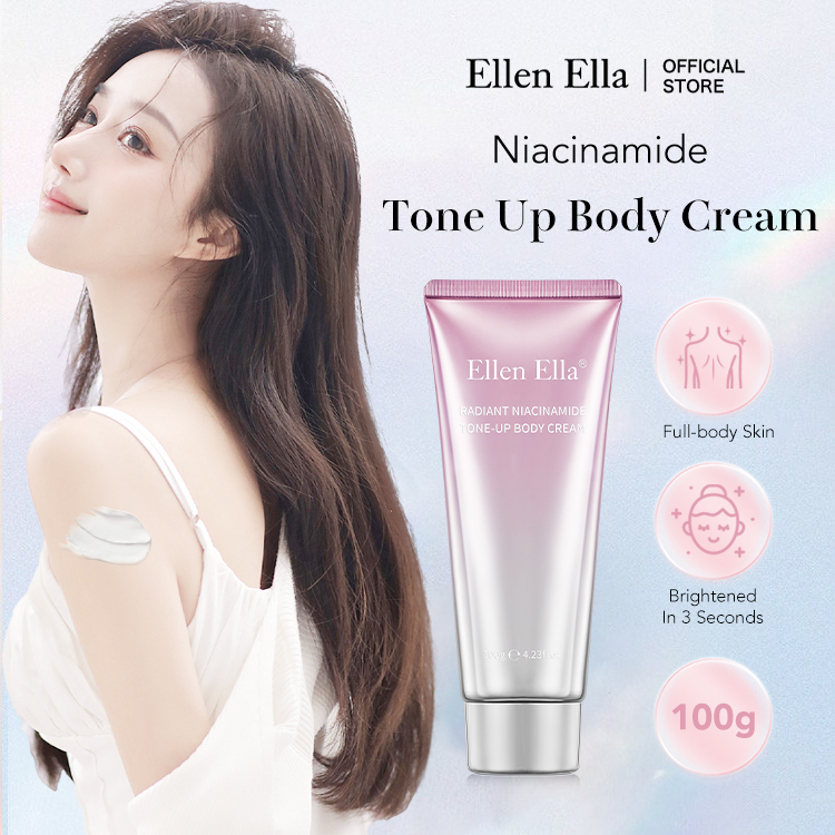 BUY 1 TAKE 1-Brightening & Sunscreen 2 IN 1-Ellen Ella Niacinamide Body  Tone-Up Milk Cream-instant brighten, SPF 20+ waterproof and sweatproof