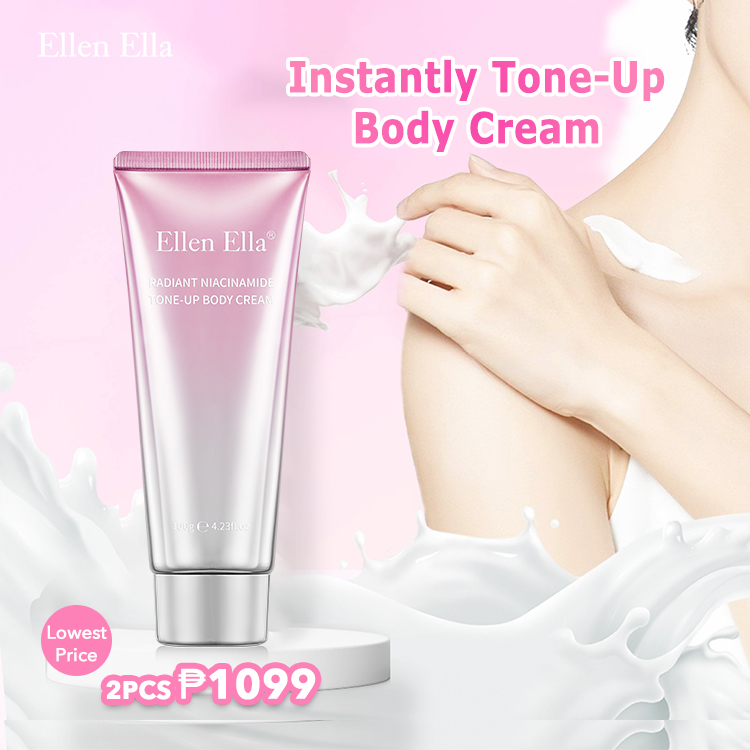 Brightening & Sunscreen 2 IN 1-Ellen Ella Niacinamide Body  Tone-Up Milk Cream-instant brighten, SPF 20+ waterproof and sweatproof