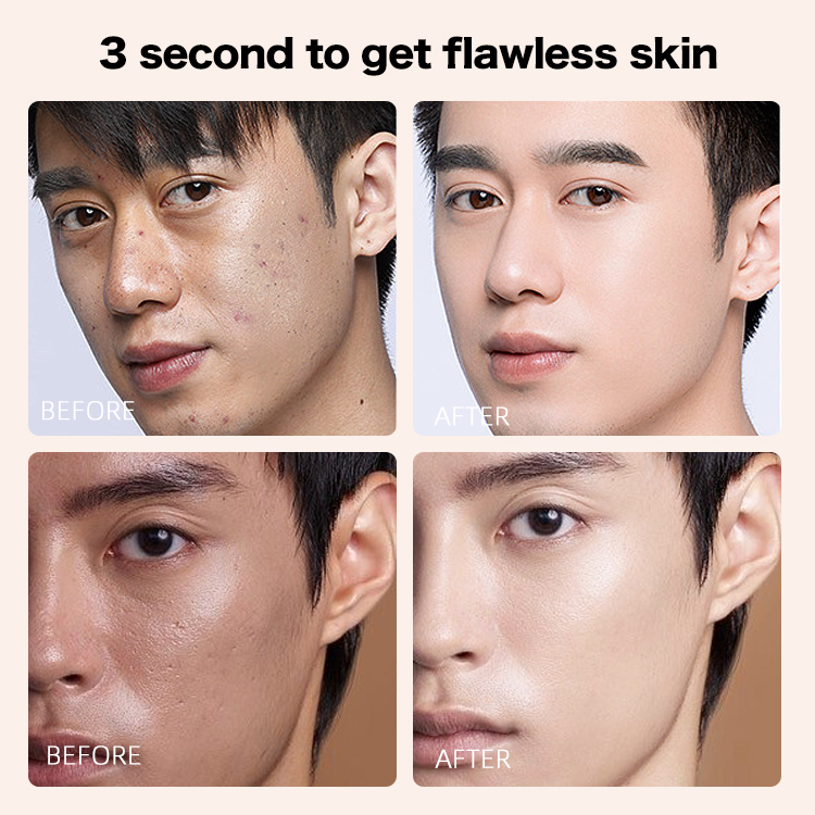 Ellen Ella 2 in 1 Flawless CC Cushion Foundation - High concealer, 16h matte finish, SPF30+ PA++
