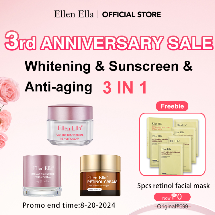 Ellen Ella Whitening &SunProtection& Anti-aging 3 IN 1-Get rid of dull and aging skin