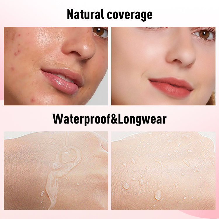 2 steps get perfect makeup-Ellen Ella Perfect Glow CC Cushion Bundle-Brightening Hydrating Primer and CC Cushion Foundation