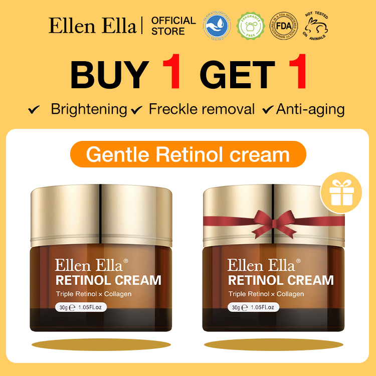 Upgrade Ellen Ella Retinol Face Cream - Effect increased by 50% - Help reveal smoother, firmer-looking skin with this gentle retinol treatment