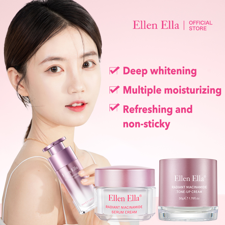 ELLEN ELLA  Rose Niacinamide Whitening Trio-Deep whitening