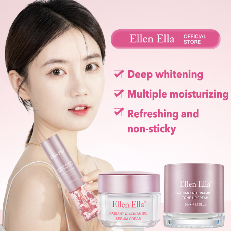 ELLEN ELLA  Rose Niacinamide Whitening Trio-Deep whitening