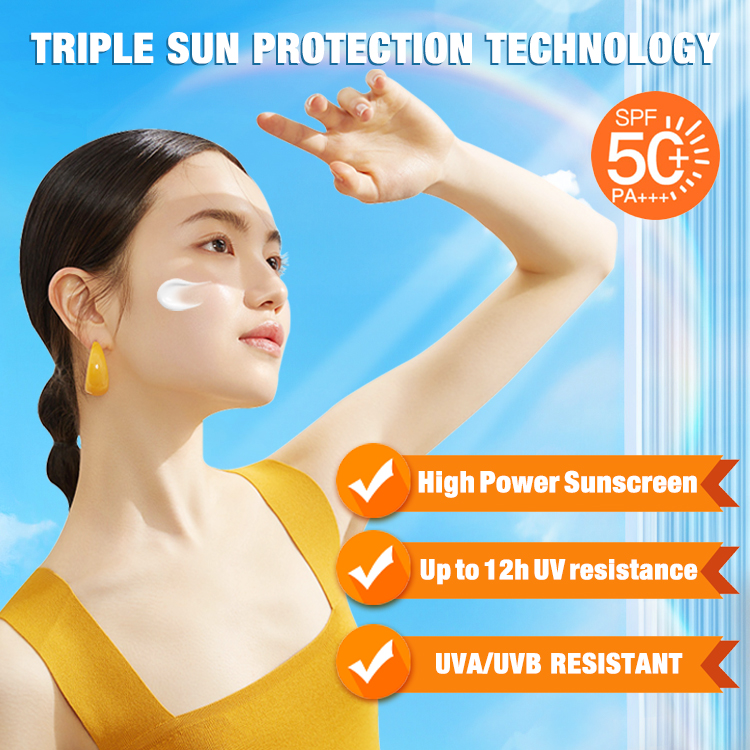 Ellen Ella New Upgrade Tone Up Sunscreen-SPF50 + PA+++,Naturel brightening,12 hours sun protection-Safety and environmental protection-buy 1 take 1