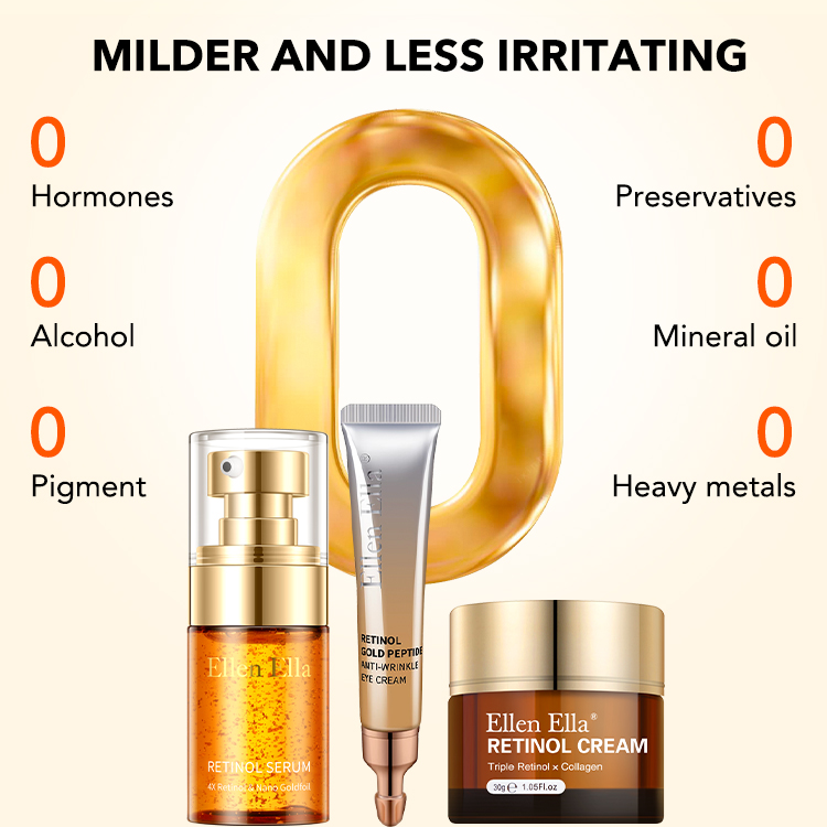 Best Gift Ellen Ella 4X Retinol Anti-aging Combo, Target wrinkles & spots, 10 years younger